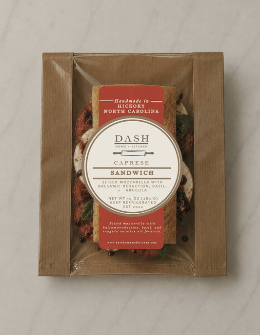 DASH Gourmet-to-Go Caprese Sandwich