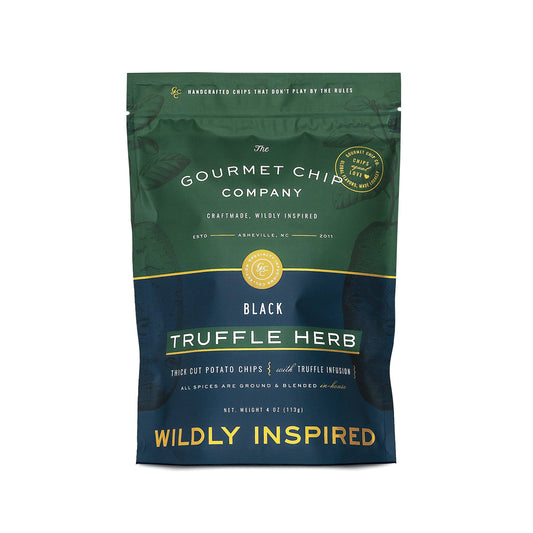 The Gourmet Chip Company - Black Truffle Herb Thick Cut Potato Chips