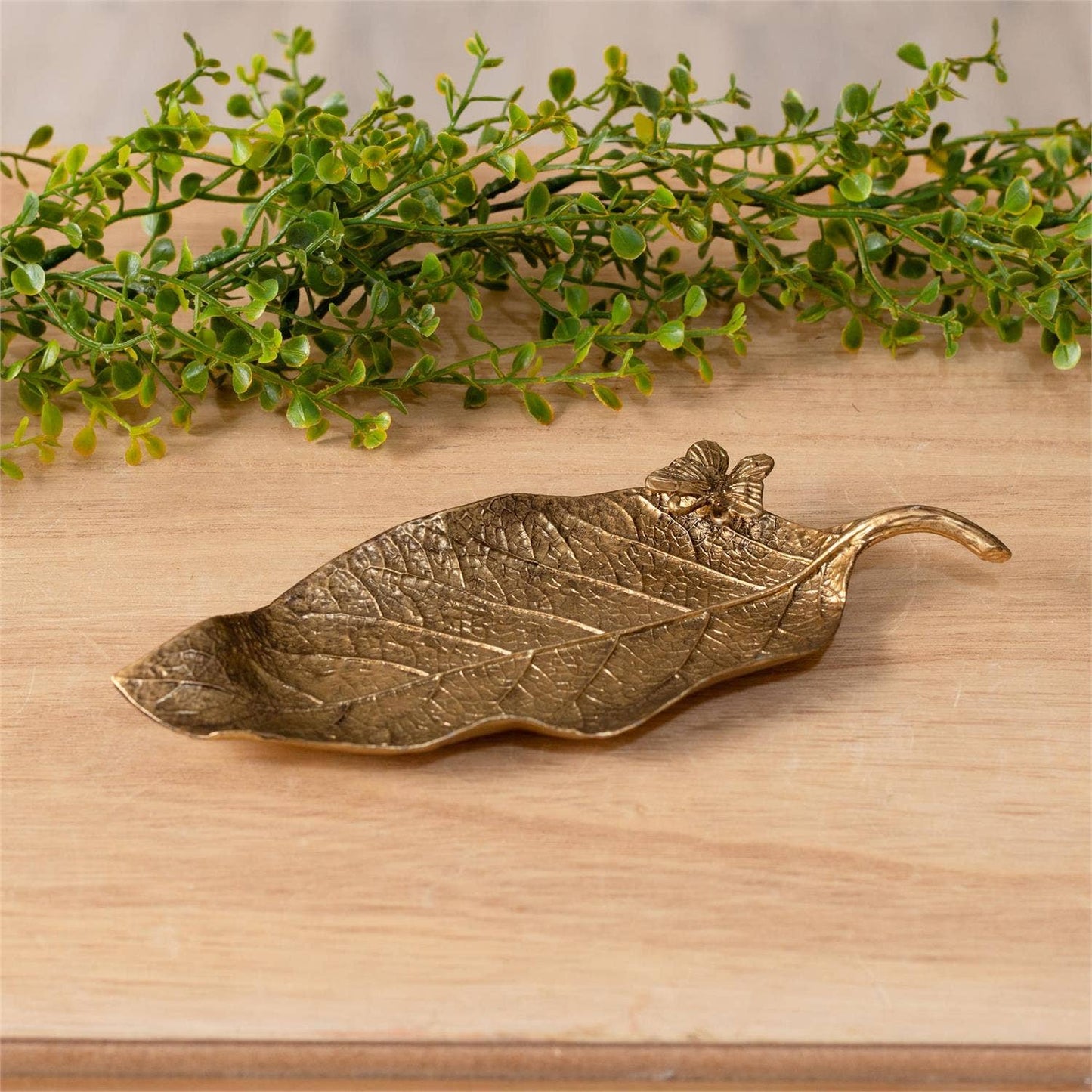 Gold Leaf Trinket Tray
