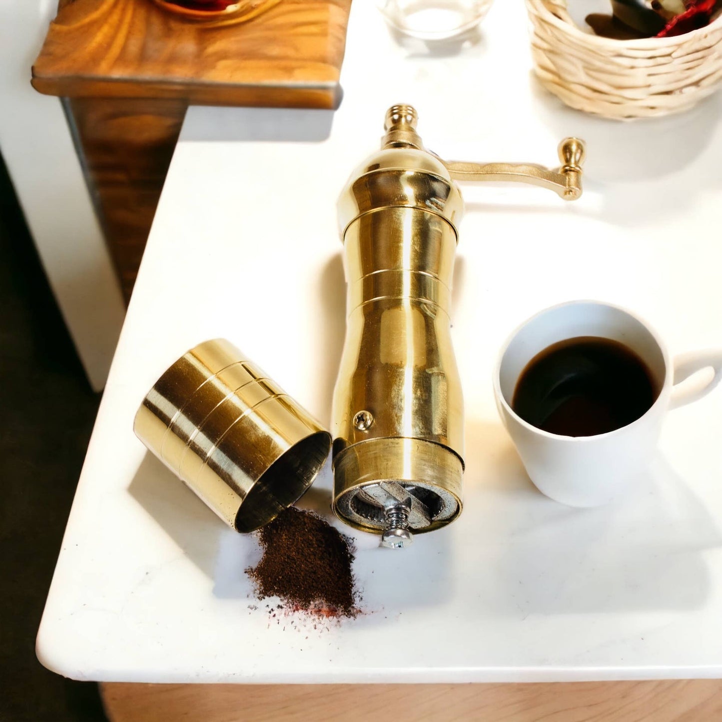 'Athena' - 8.7" manual coffee grinder