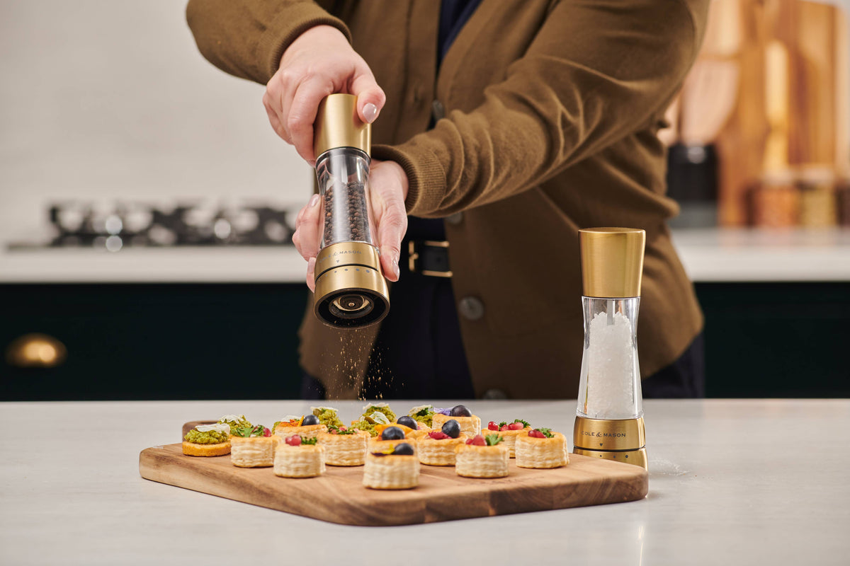 Cole & Mason Derwent Gold Salt & Pepper Mill Set