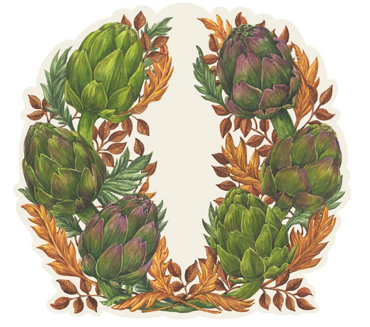 Set de table en papier Hester & Cook à colorier avec motif dinde