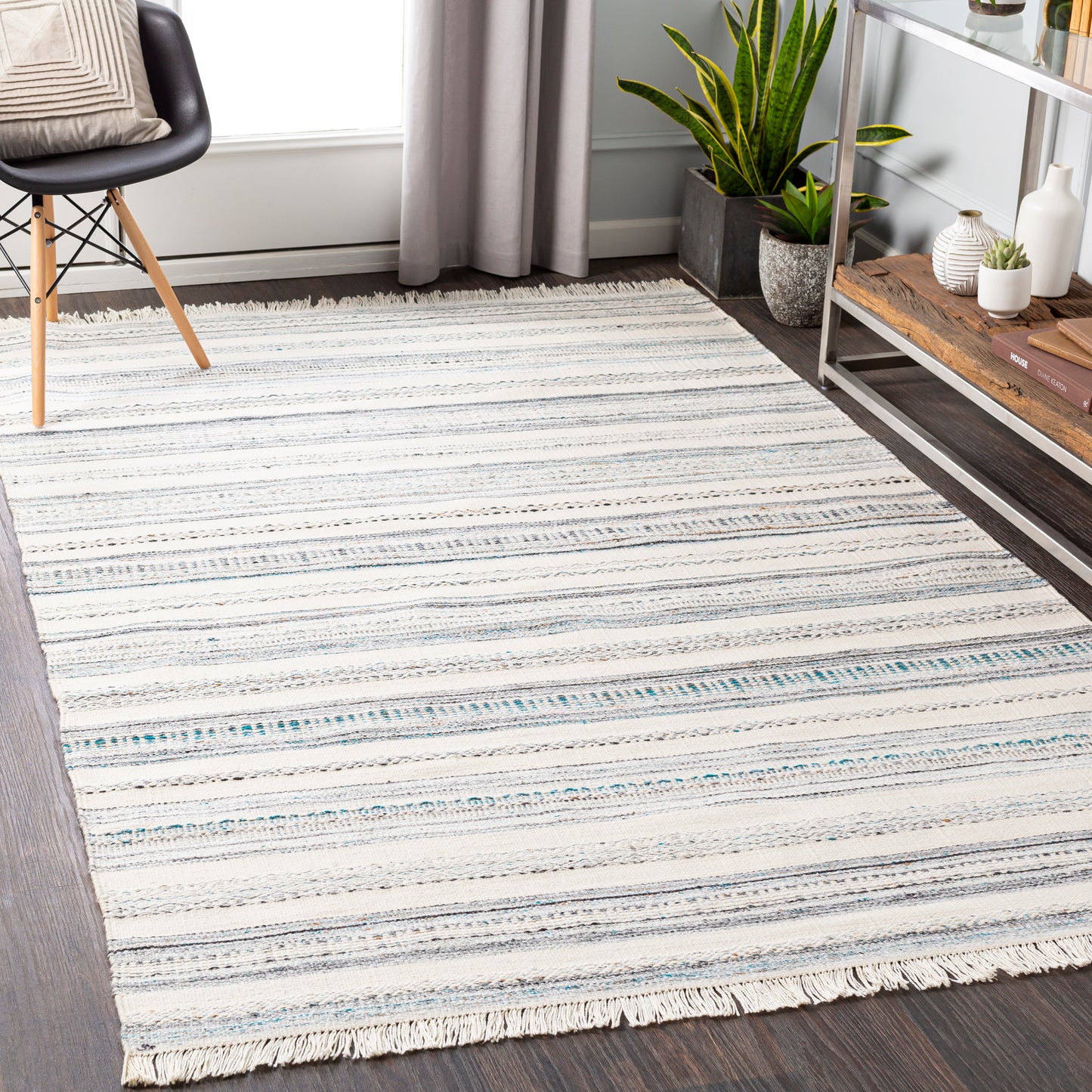 Azalea Stripe Performance Rug