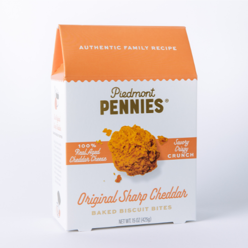 Piedmont Pennies - Original Sharp Cheddar Biscuit Bites