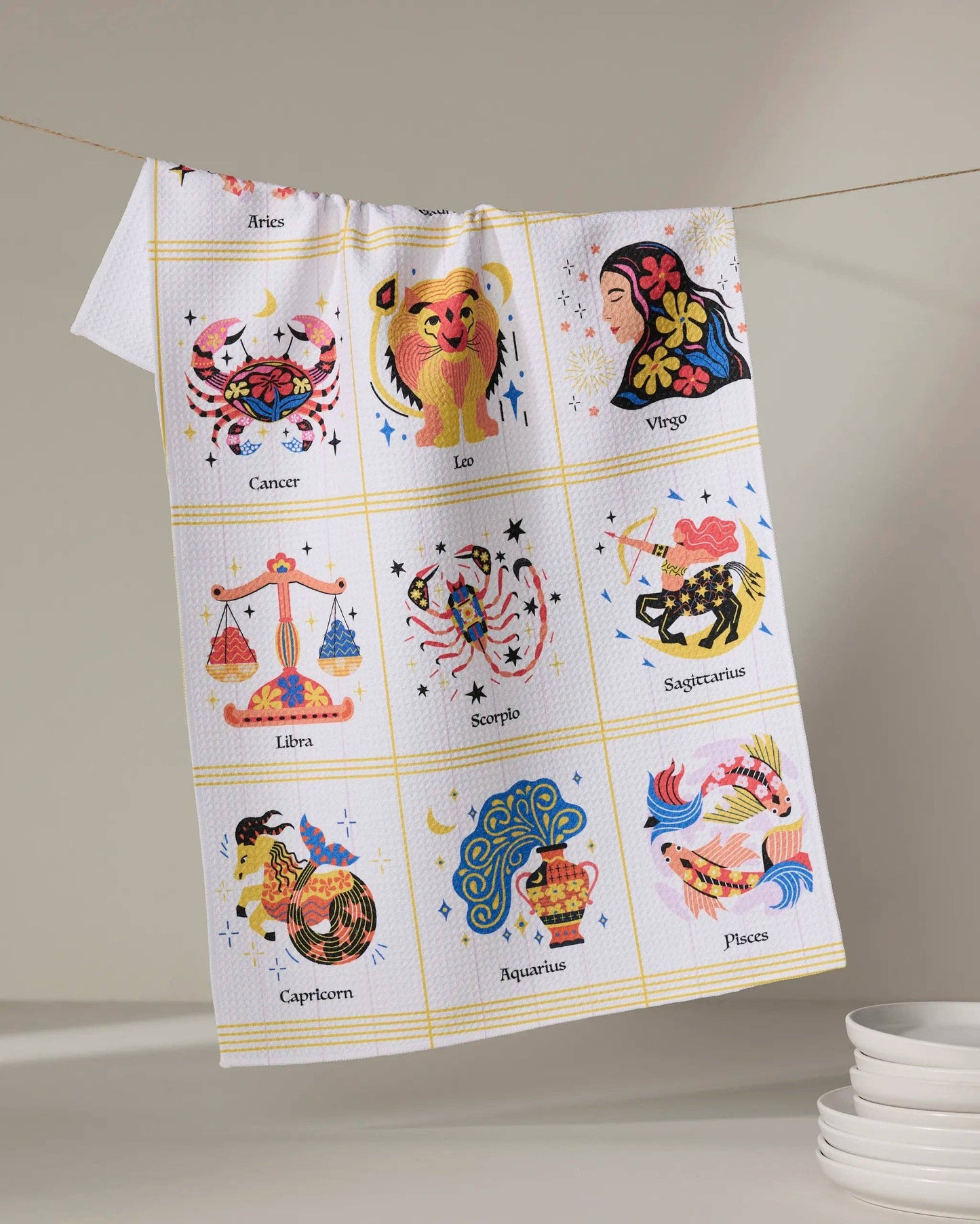 Cosmic Harmony Tea Towel