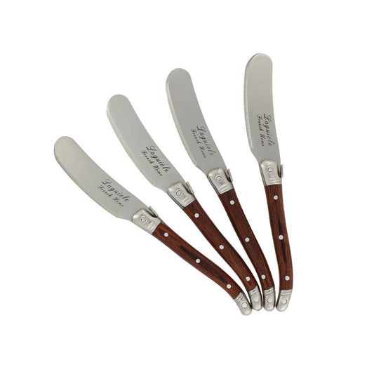 French Home - Laguiole 4-Piece Spreader Set with Pakkawood Handles