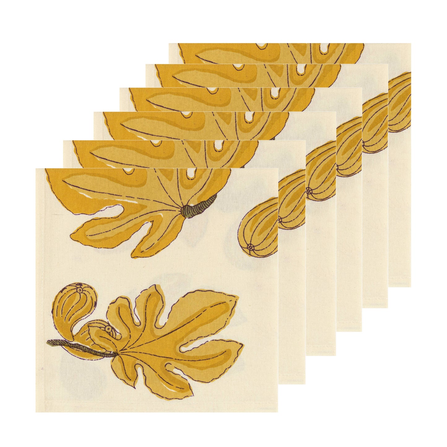 Fig Citrine Napkins- Set of 4