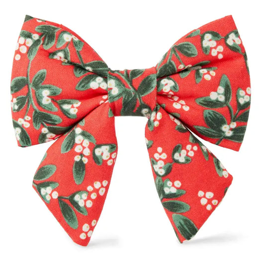 Mistletoe Lady Dog Bow
