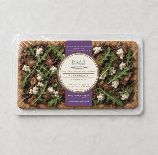 DASH Gourmet-to-Go, Bacon + Balsamic Onion Flatbread