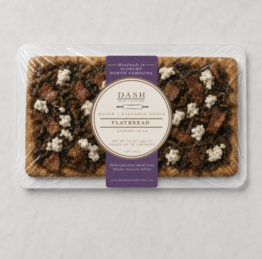 DASH Gourmet-to-Go, Bacon + Balsamic Onion Flatbread