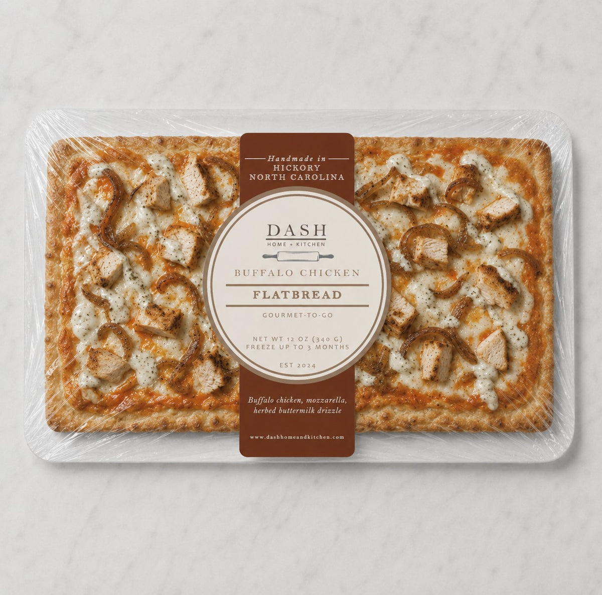 DASH Gourmet-to-Go, Buffalo Chicken Flatbread