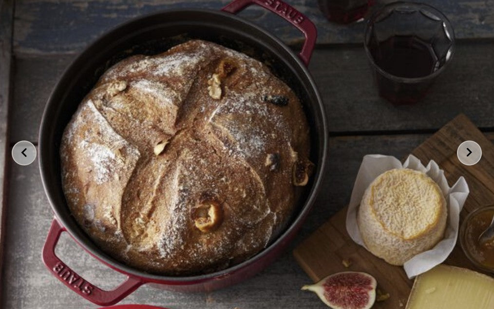 STAUB 4 qt, Round, Cocotte, Cherry