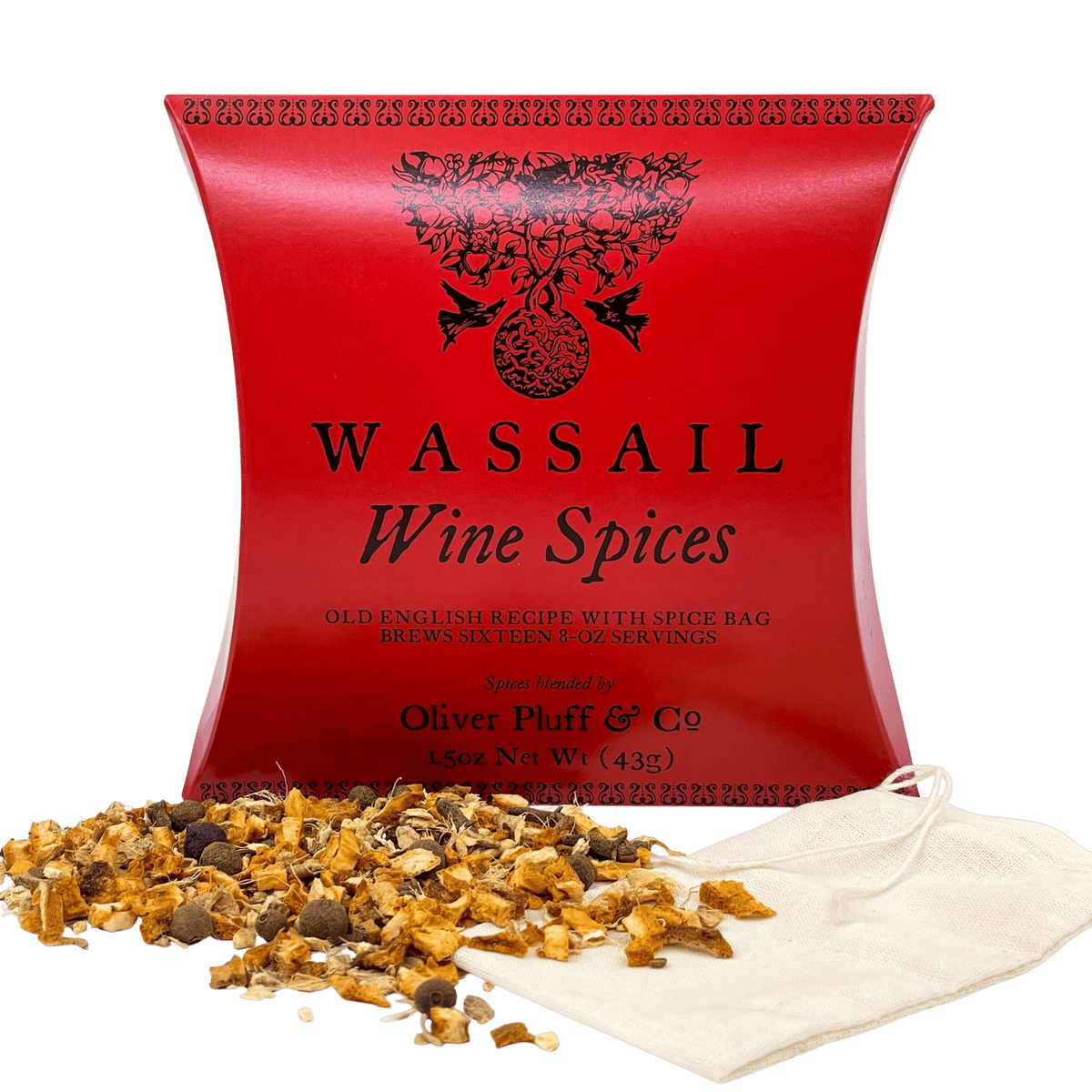 Oliver Pluff & Co. - Wassail Wine Spices - 1 Gallon Package