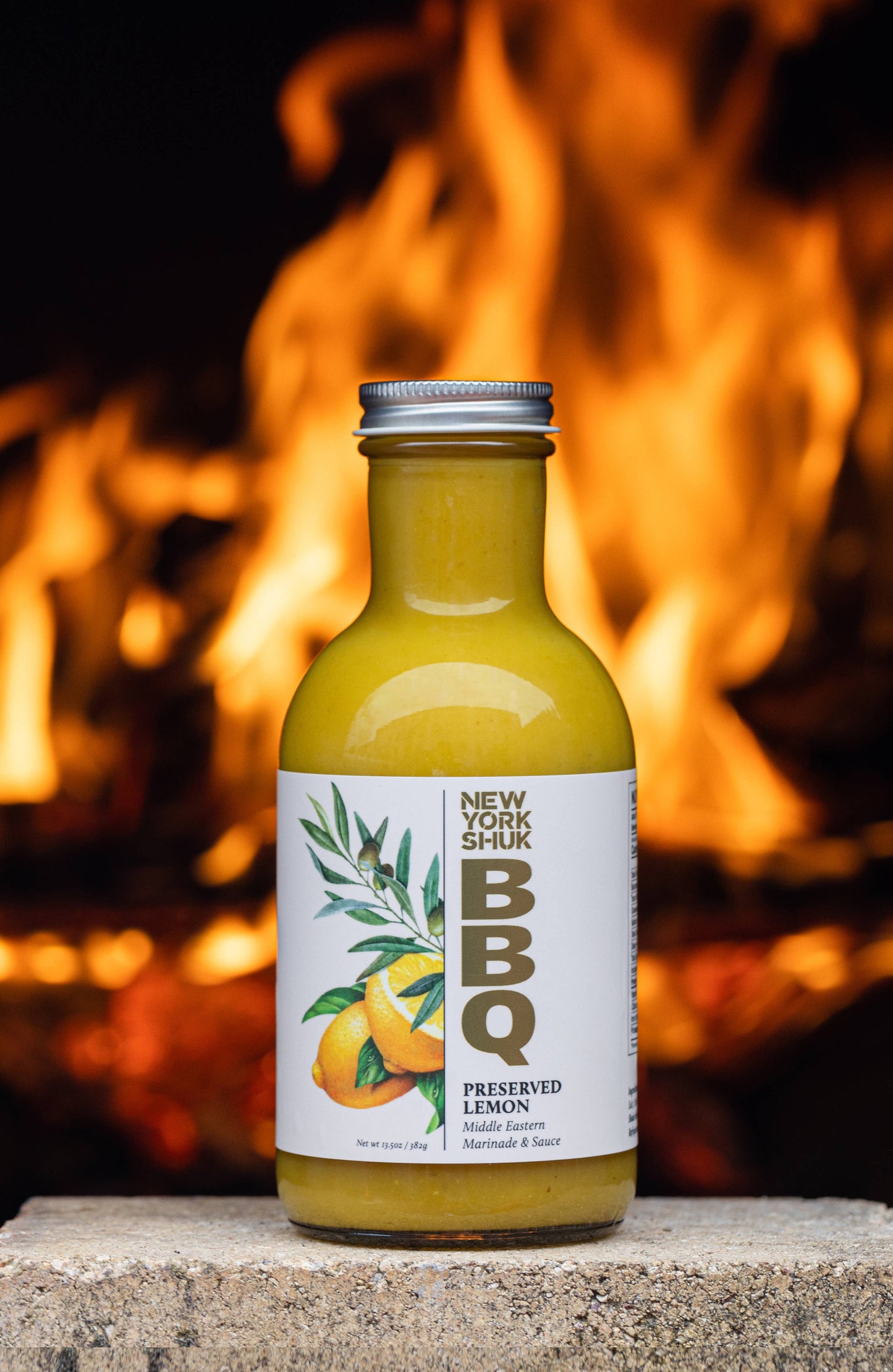 Sauce et marinade BBQ au citron confit