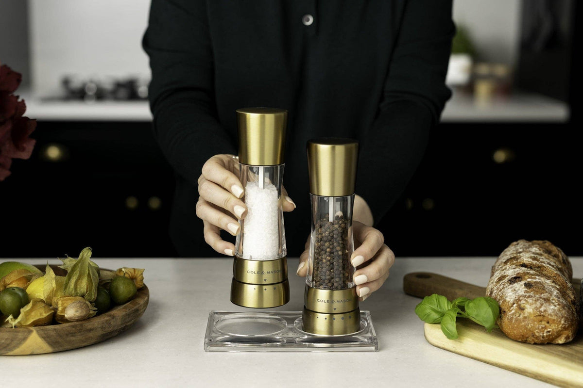 Cole & Mason Derwent Gold Salt & Pepper Mill Set