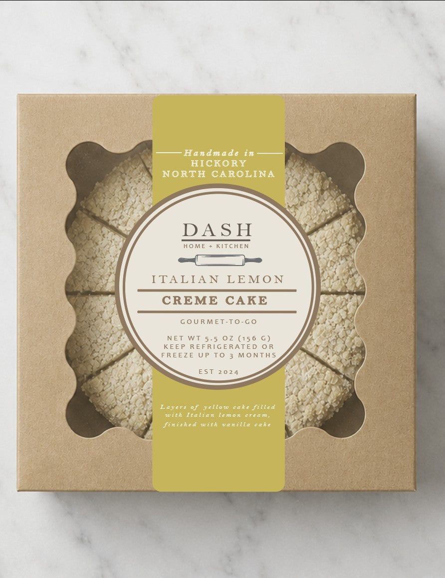 DASH Gourmet-to-Go Italian Lemon Creme Cake