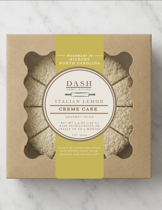 DASH Gourmet-to-Go Italian Lemon Creme Cake