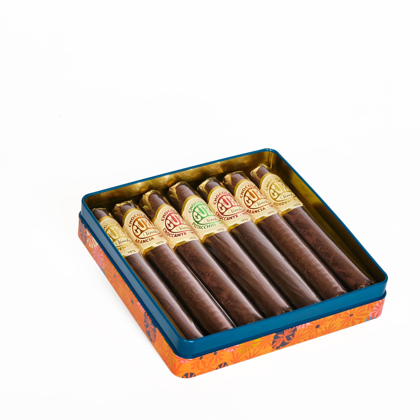 Cigar Selection Tin Box - Italian Gourmet Chocolate