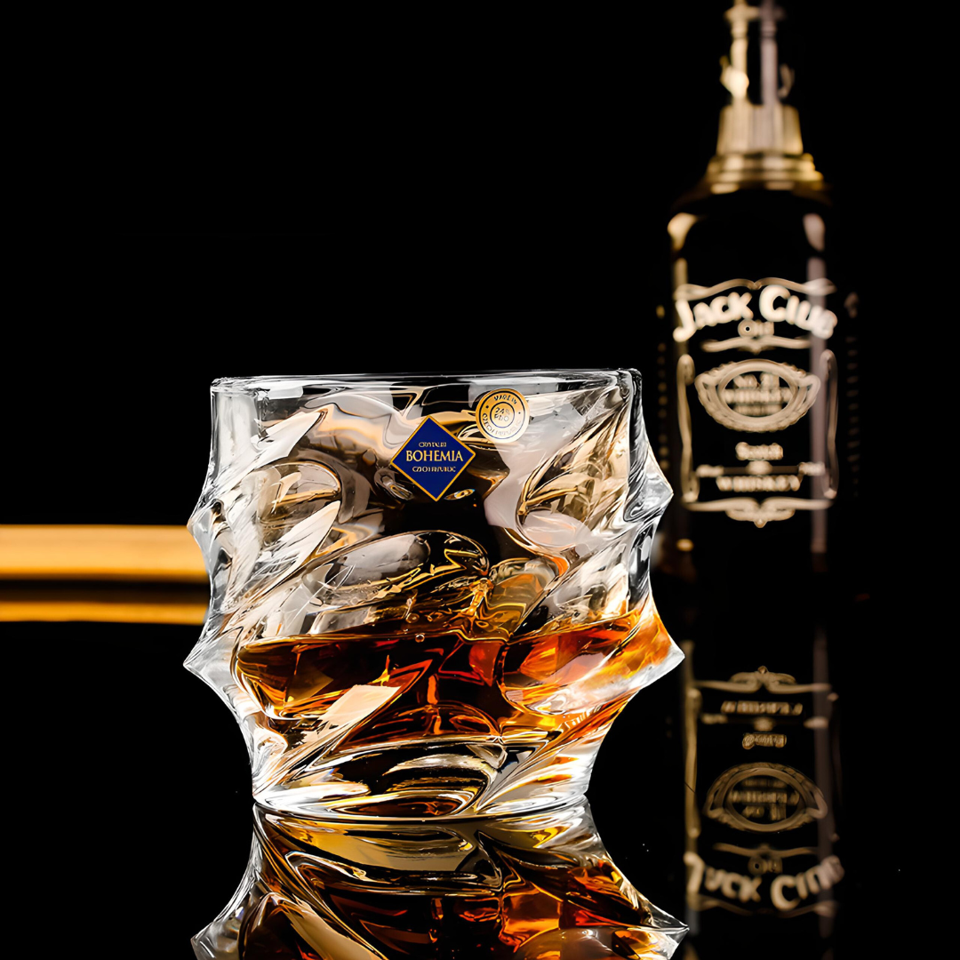 Storm Japanese Crystal Whiskey Glass - Single