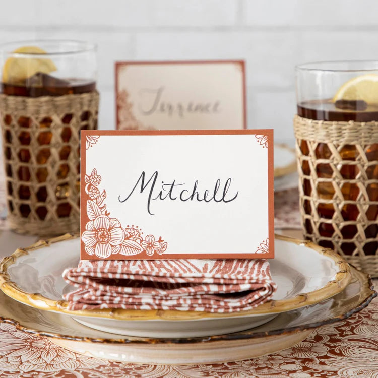 Harvest Blooms Place Cards