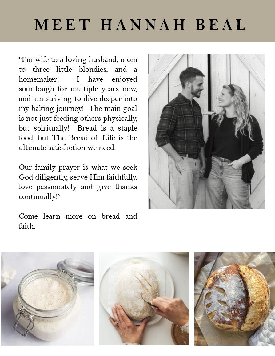 Sourdough Series, "From Starter to Slice"  January 31st and February 7th, 2026.  4:00 pm