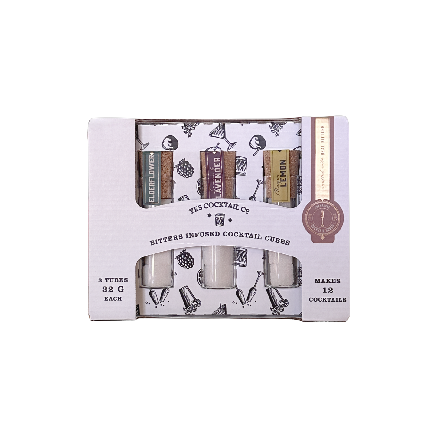 Bitters Infused Cocktail Cube Variety Gift Set