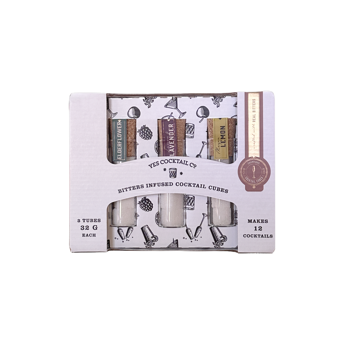 Yes Cocktail Co - Bitters Infused Cocktail Cube Gift Sets