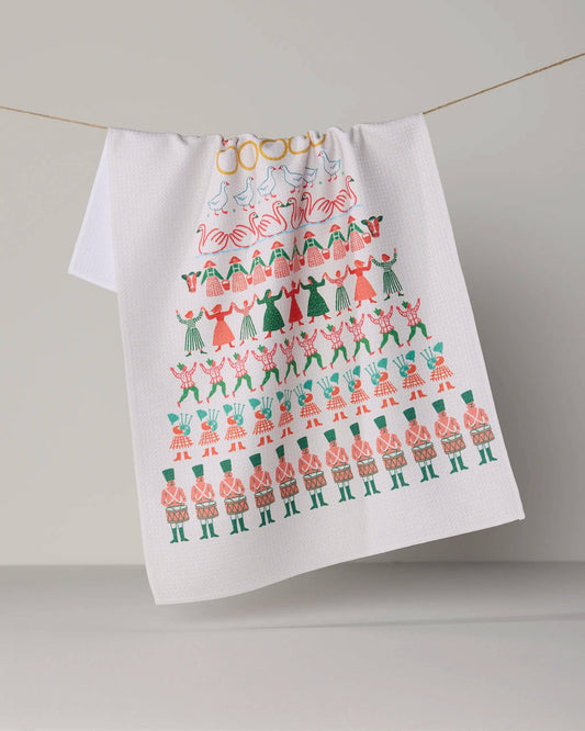 Geometry - Counting Christmas Tea Towel - Holiday 2026