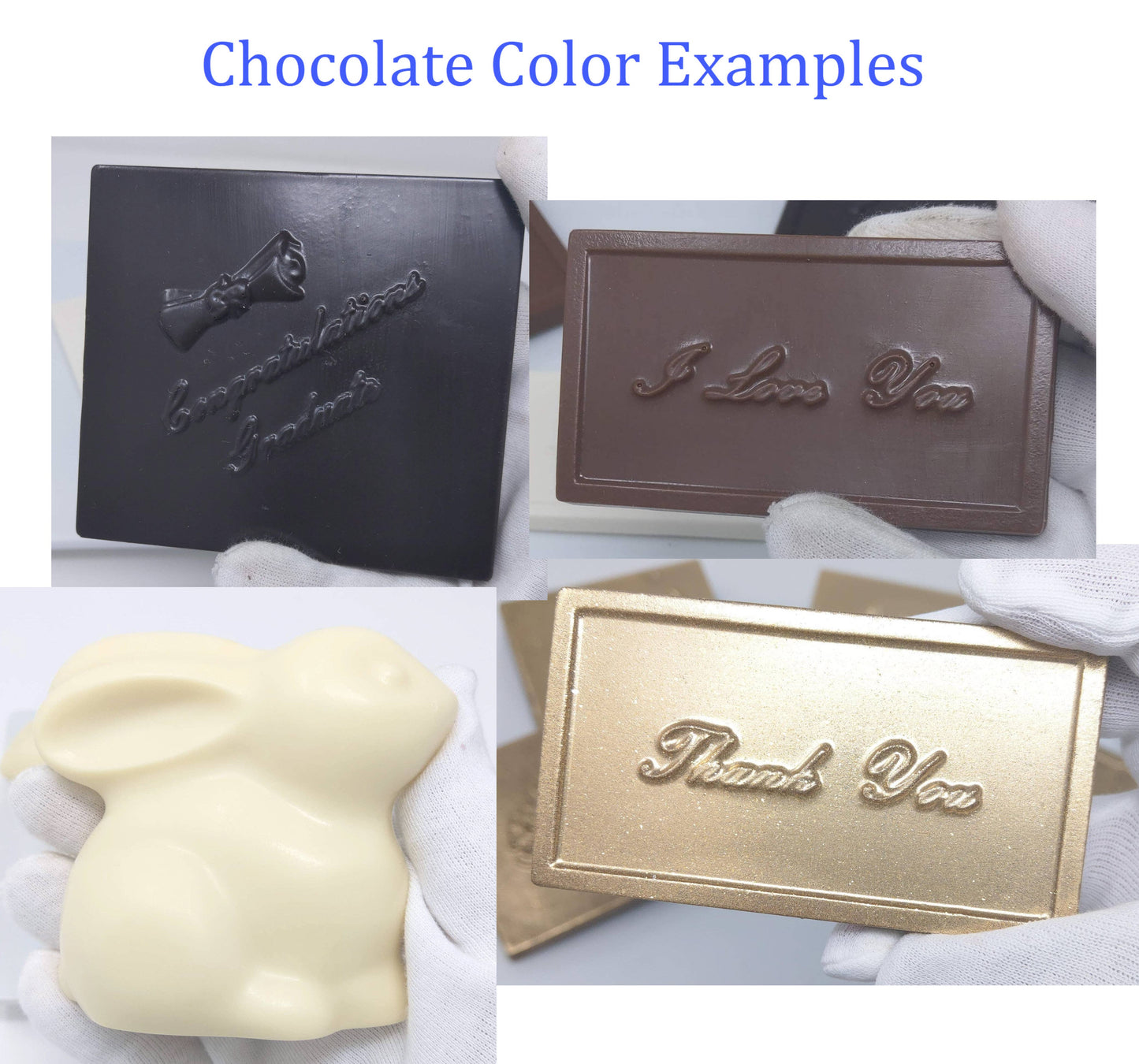 Solid Dark Chocolate Easter Bunny