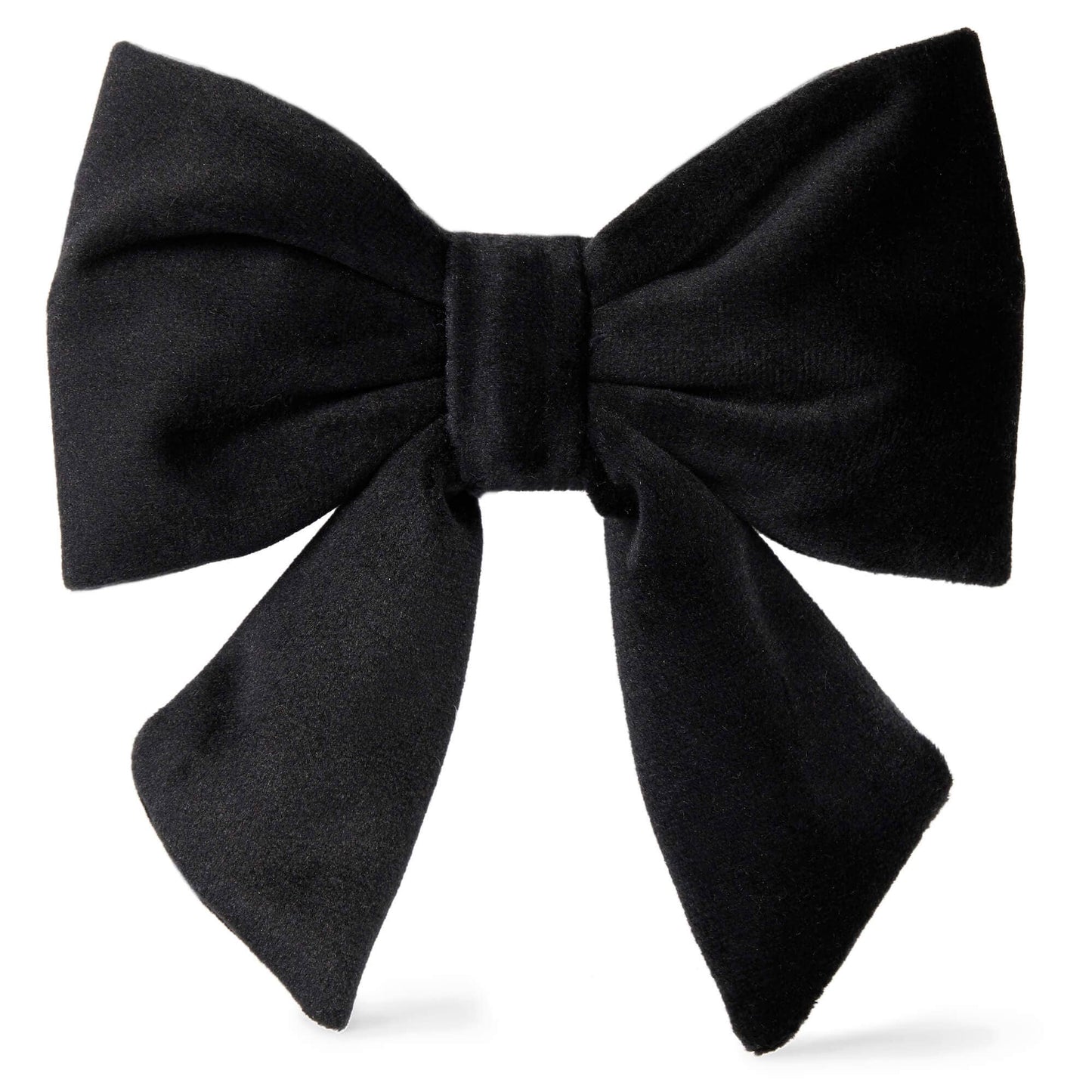 Foggy Dog Black Velvet Lady Dog Bow