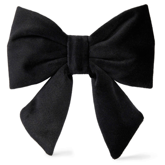 Foggy Dog Black Velvet Lady Dog Bow