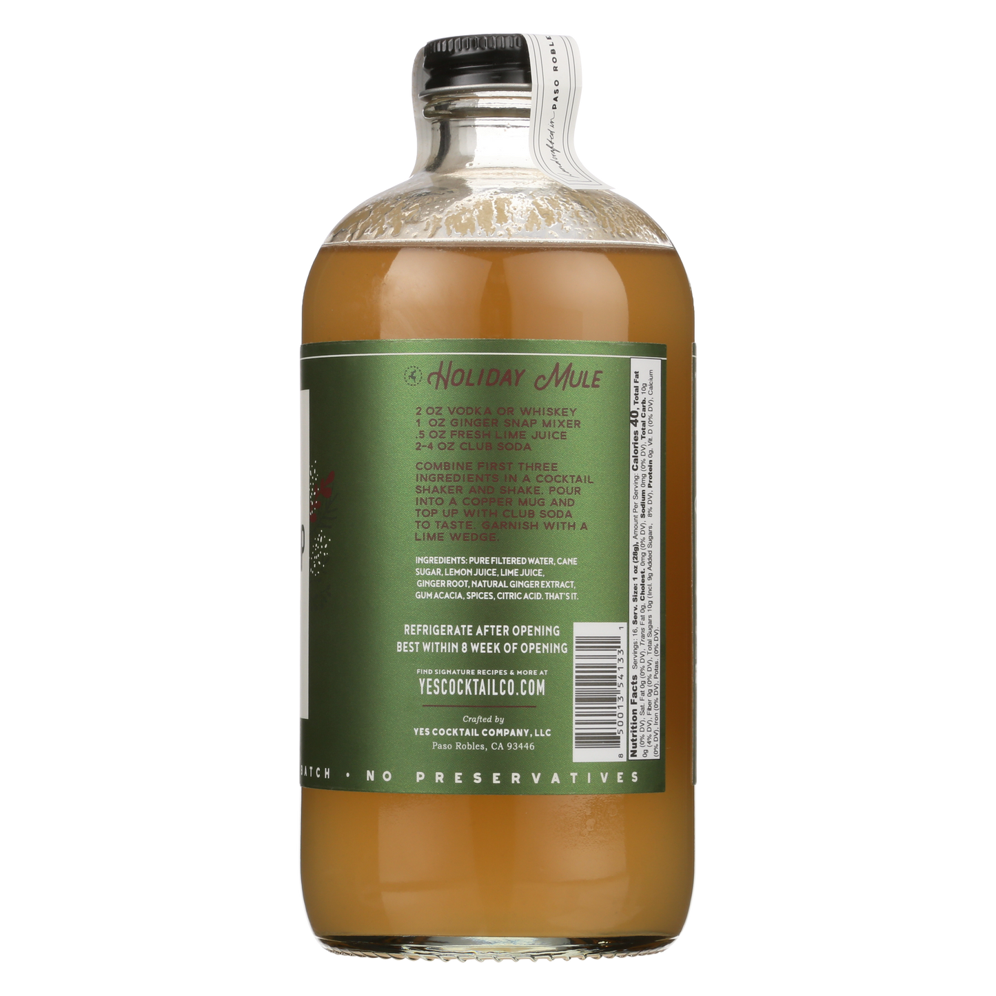 Gingersnap Cocktail Mixer