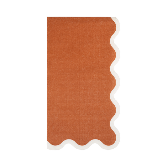 My Mind's Eye - Rust Ric Rac Dinner Paper Napkins