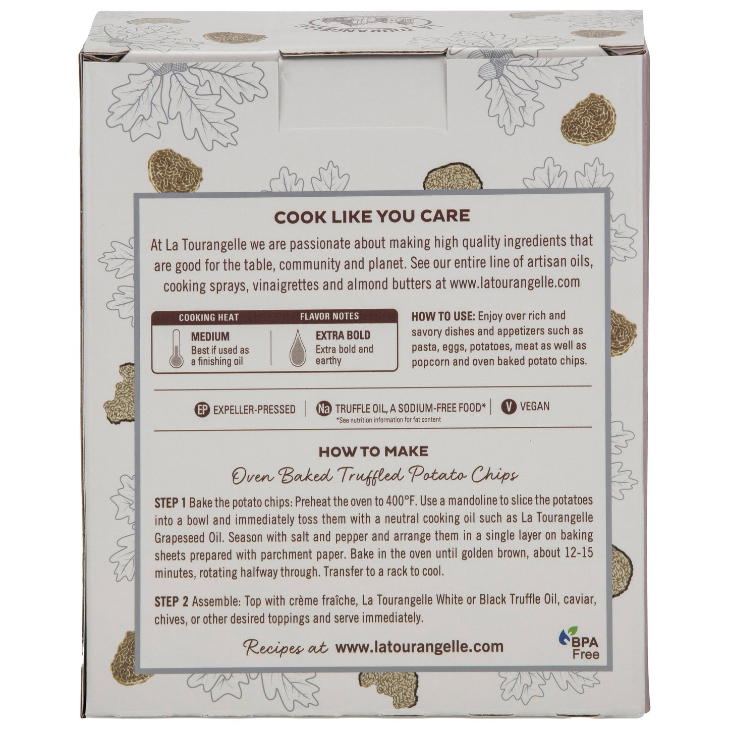 La Tourangelle Truffle Oil Gift Box, 8.45 Fl Oz Each