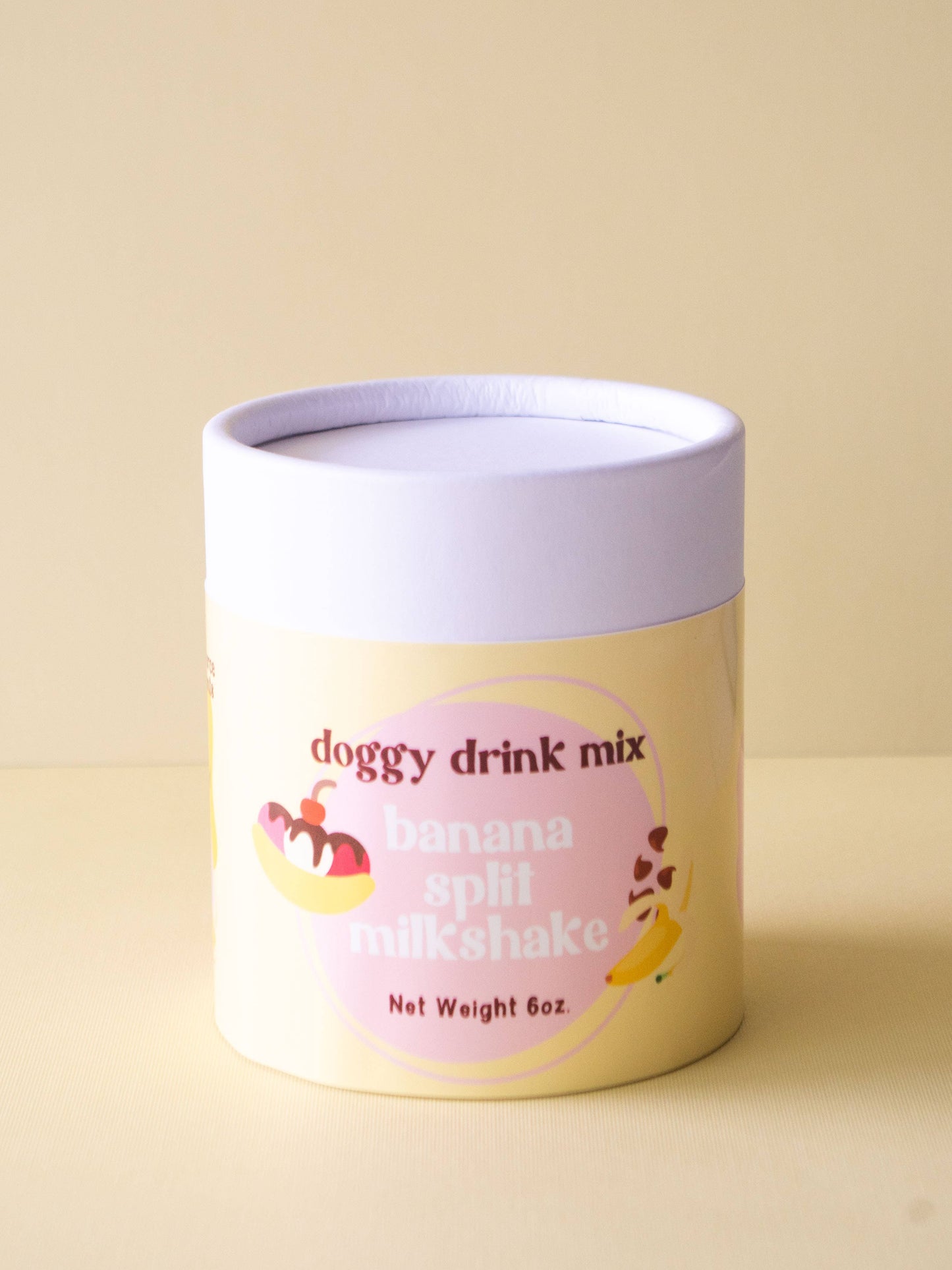 Banana Split Milkshake - Dog Drink & Latte Mix for Dogs