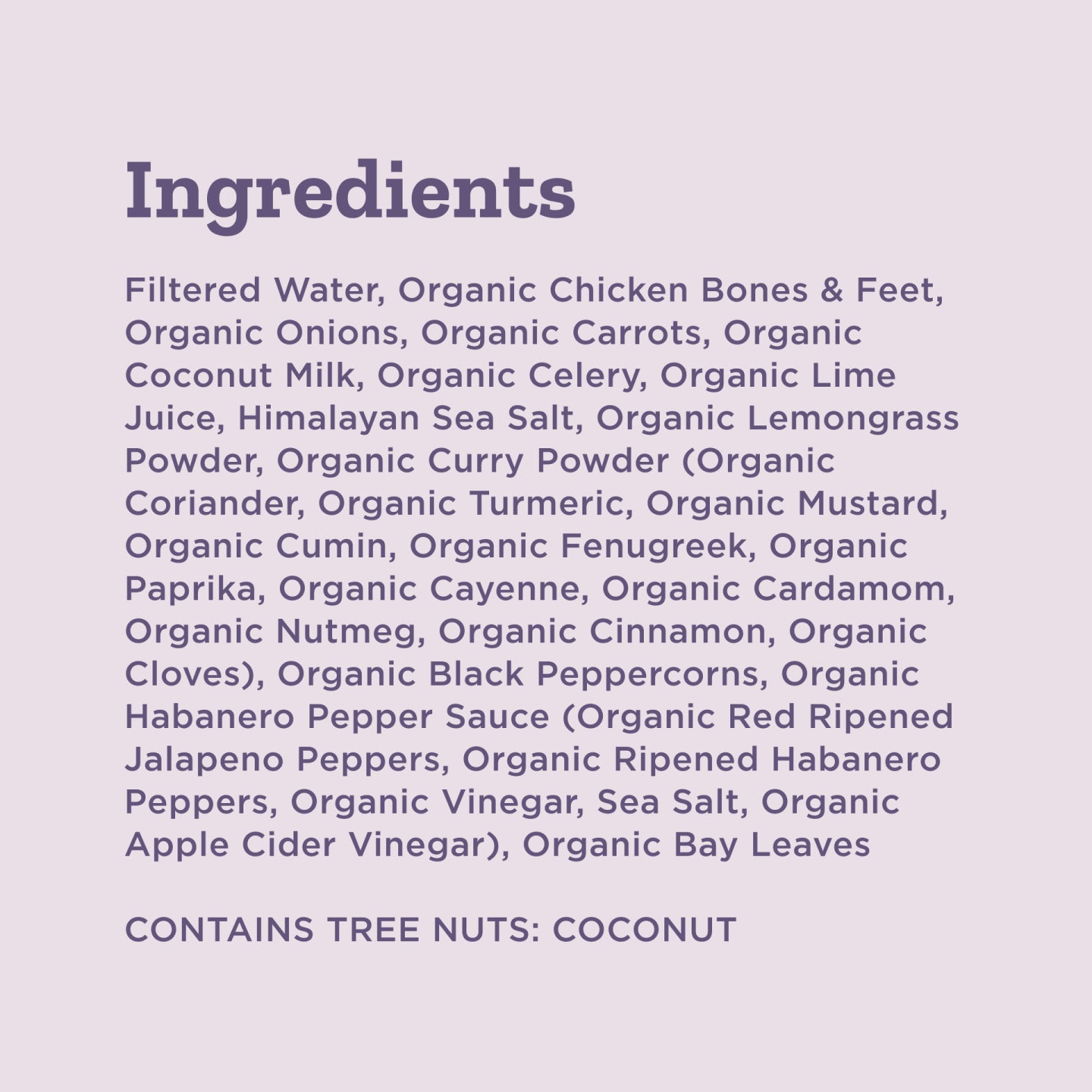 Organic Tom Yum Bone Broth