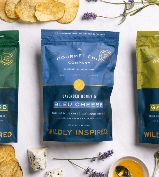 Lavender Honey Blue Cheese Thick Cut Potato Chips