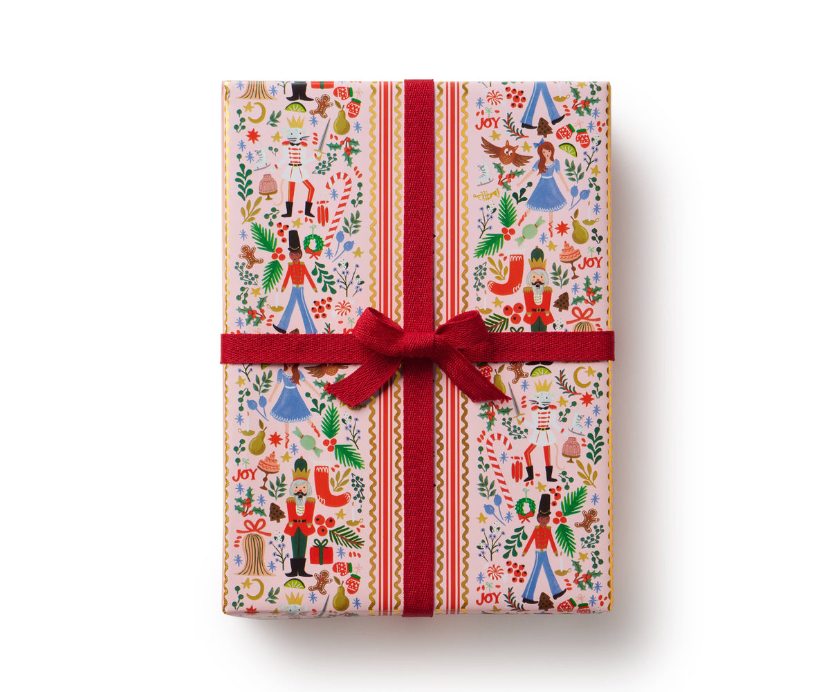 Rifle Paper Co. - Holly Jolly Nutcracker Wrapping Paper Roll