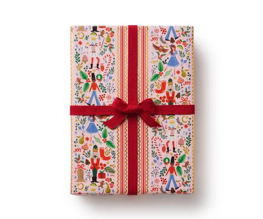 Rifle Paper Co. - Holly Jolly Nutcracker Wrapping Paper Roll