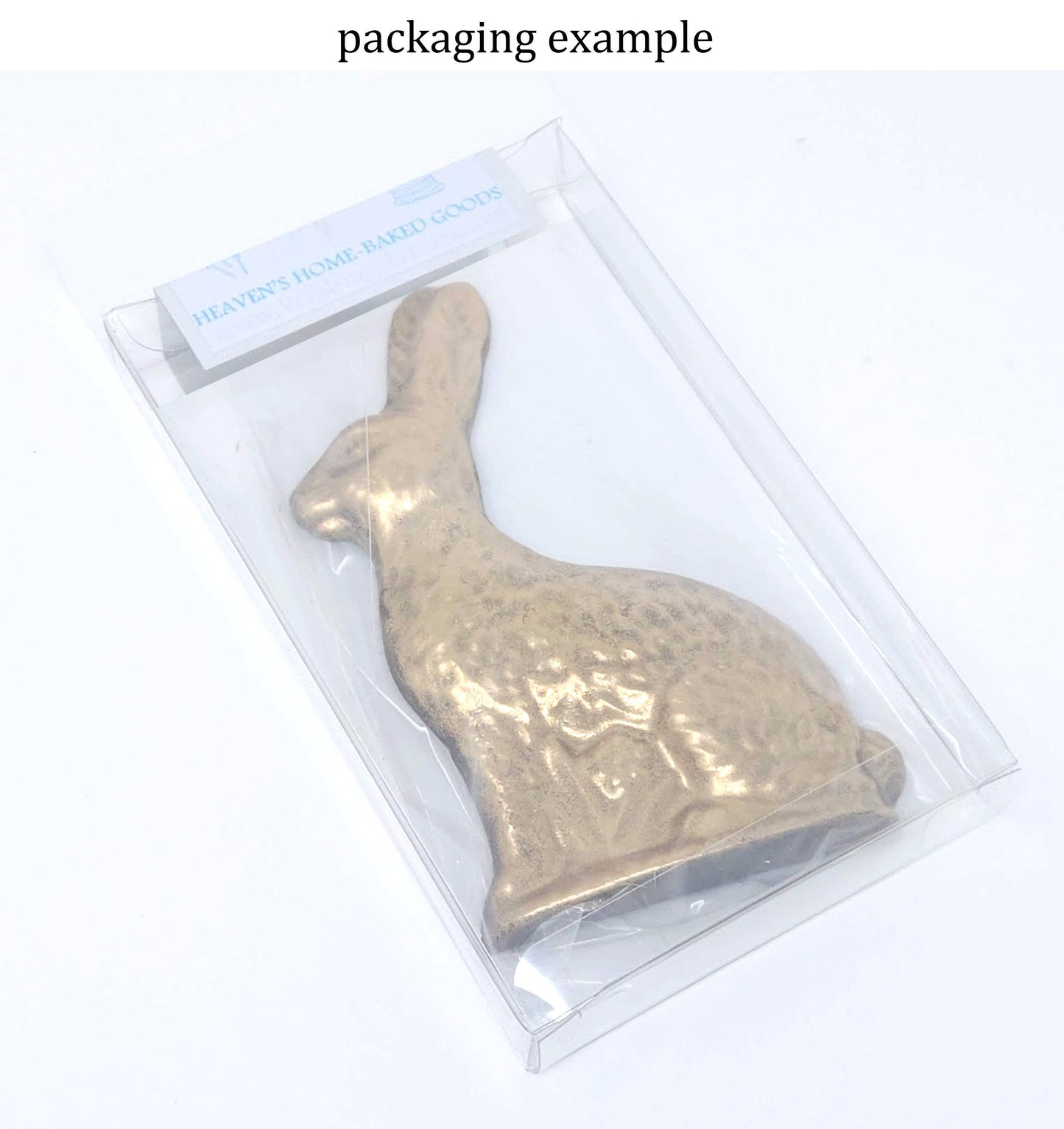 Solid Dark Chocolate Easter Bunny