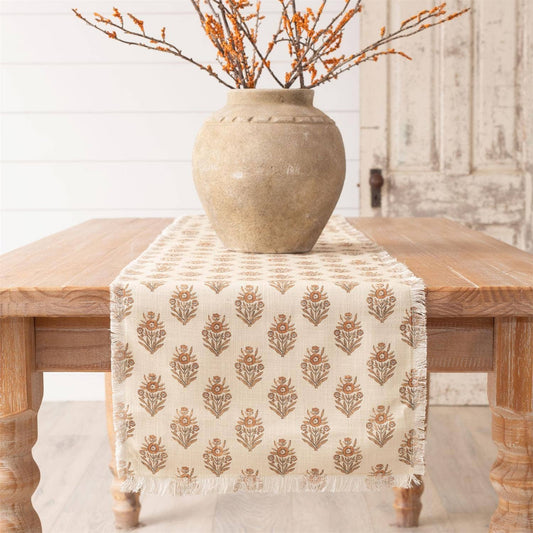 Block Print Silhouette Table Runner