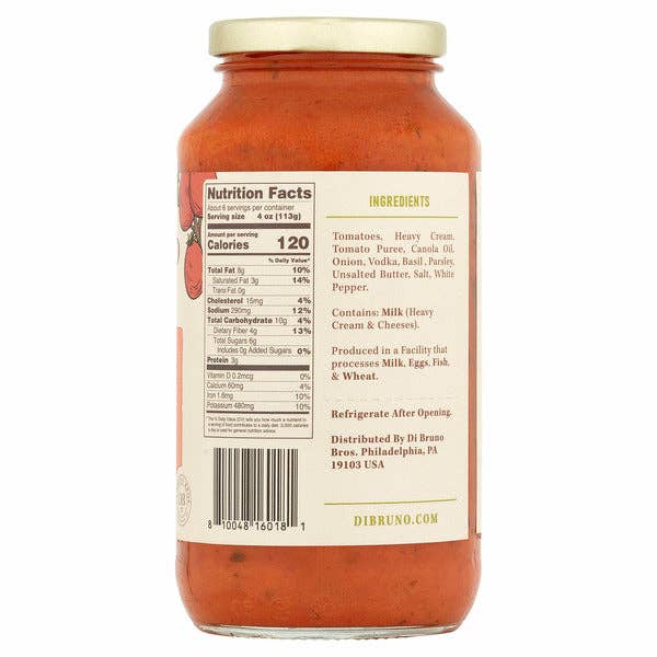 Di Bruno Bros. Vodka Cream Tomato Sauce