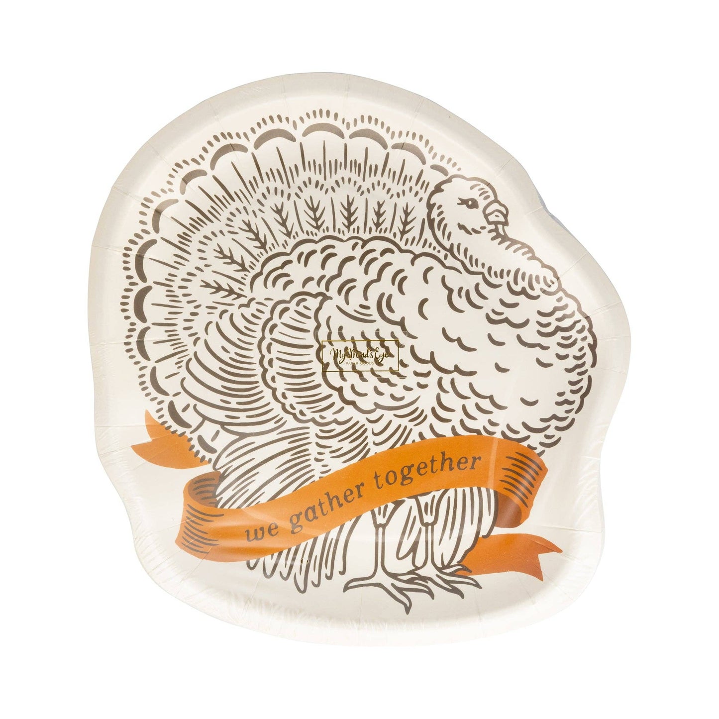 Turkey Shaped Paper Plate