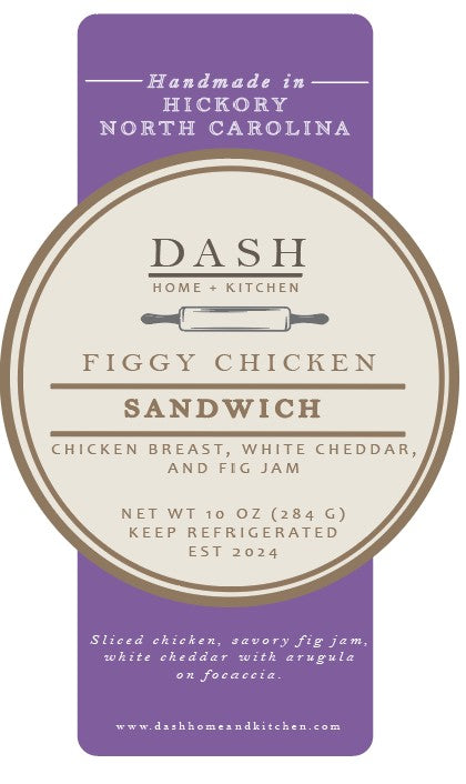 DASH Gourmet-to-Go, Chicken Figgy Sandwich