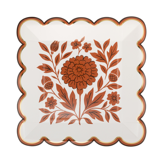 My Mind's Eye - Fall Marigold 8" Plate