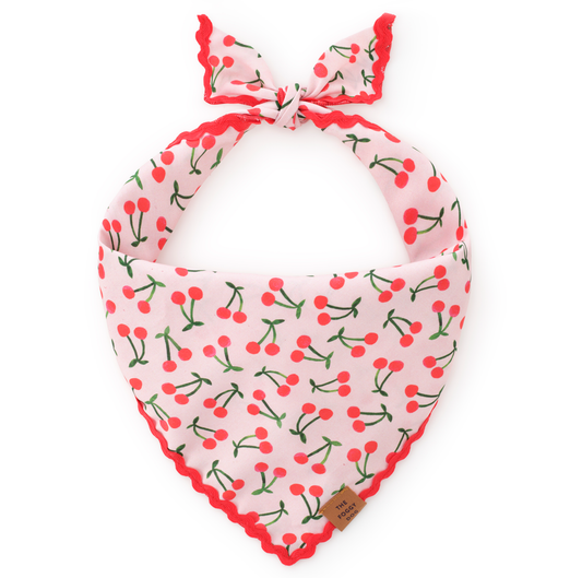 Cherry Jubilee Dog Bandana