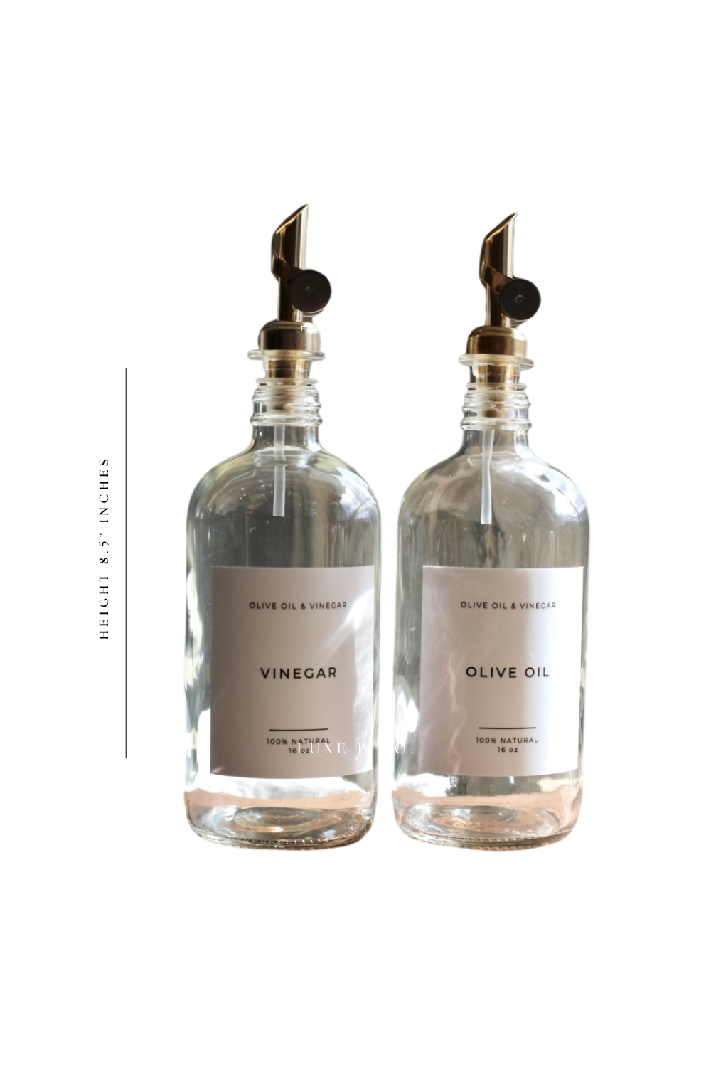 Glass Olive Oil & Vinegar Dispenser