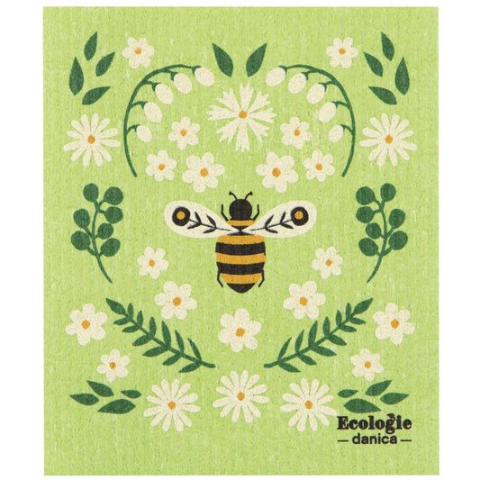 Bee Garden Swedish Dishcloth