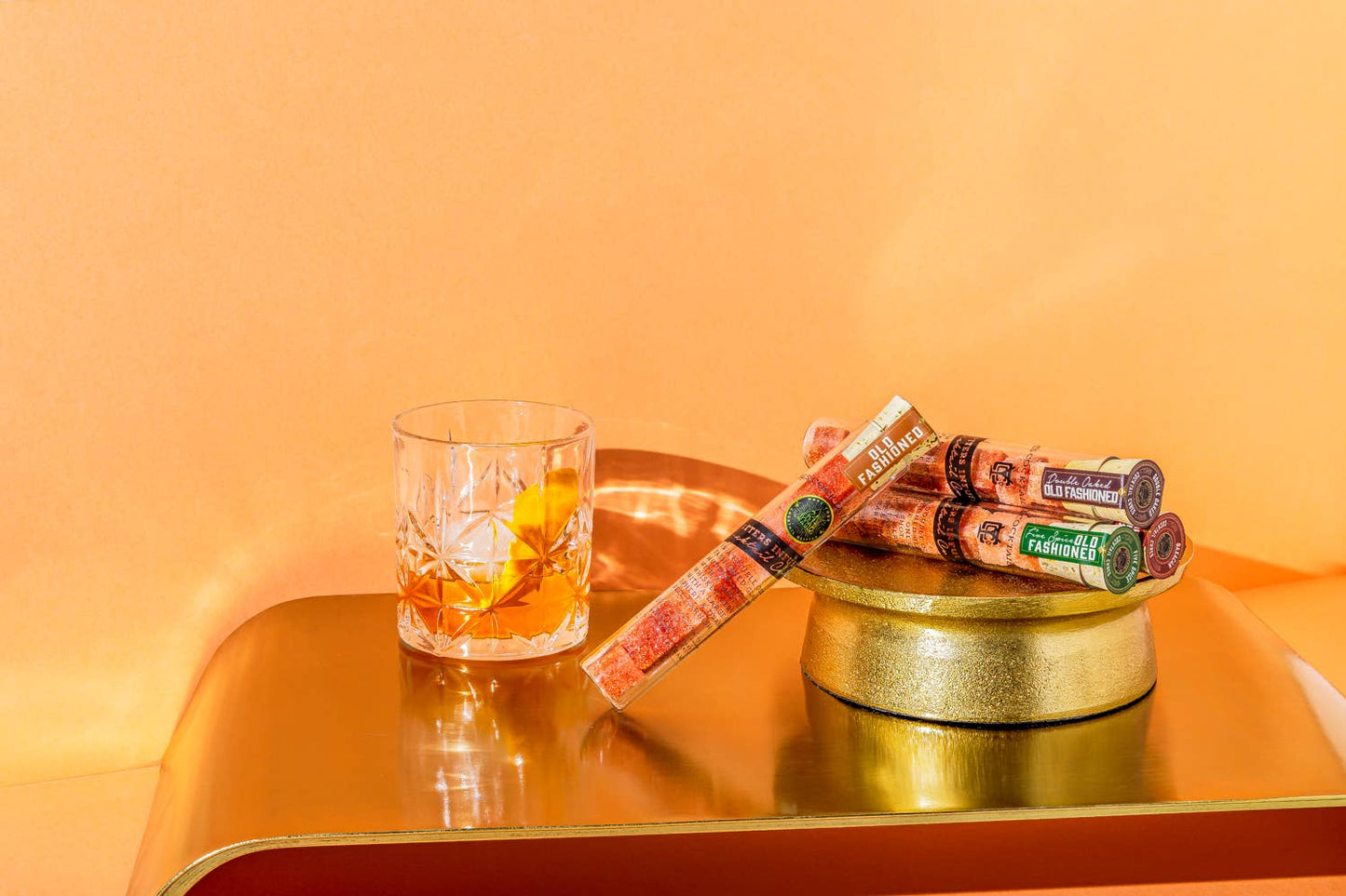 24 K Magic Old Fashioned Bitters Infused Cocktail Cubes