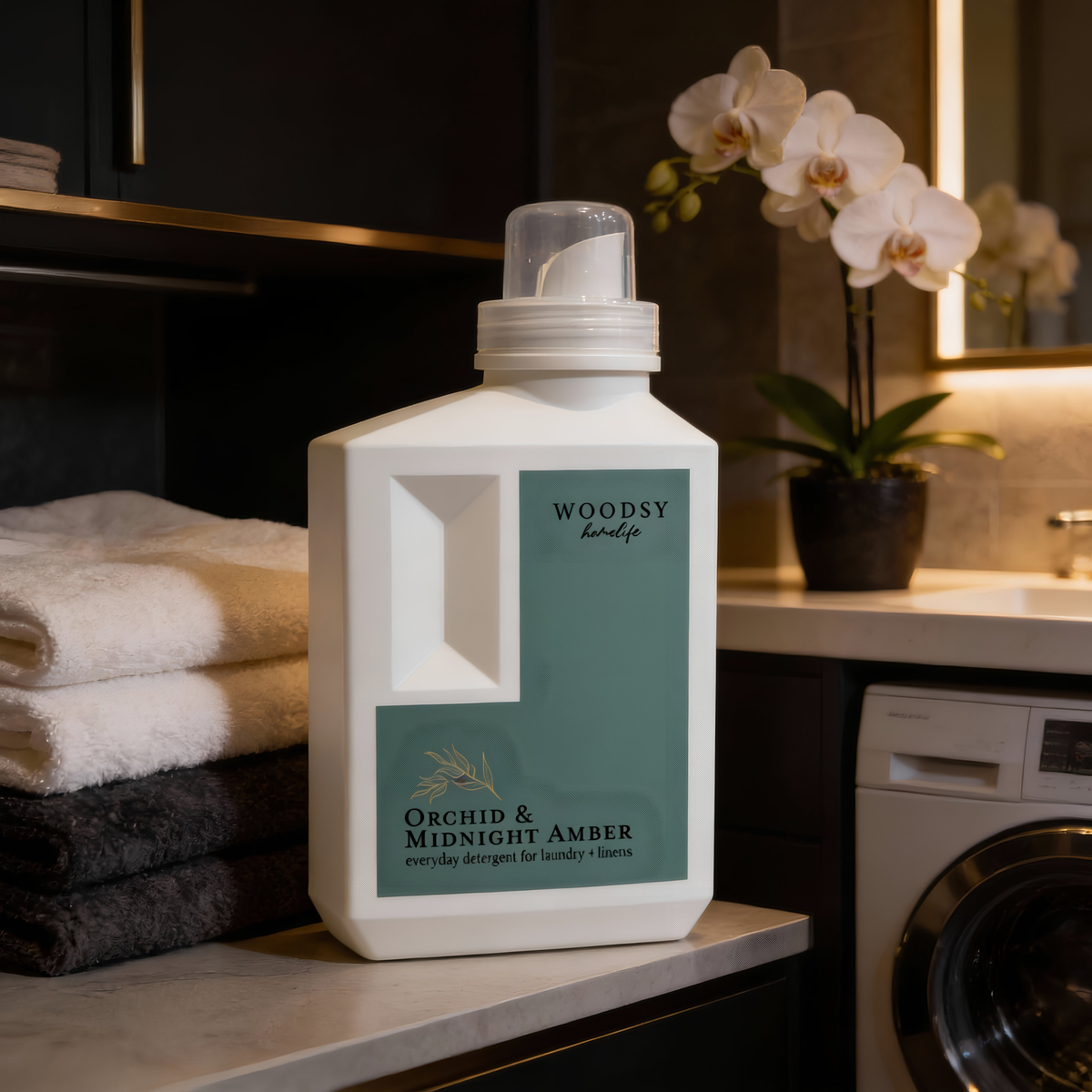 Woodsy Homelife - French Linen & Lavender-Everyday Detergent forLaundry&Linens